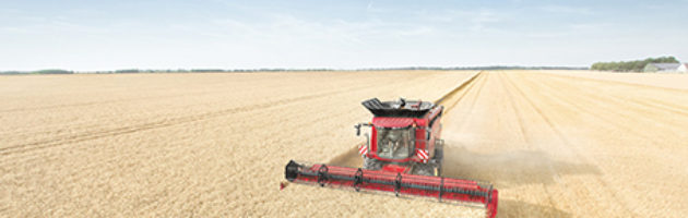 4 Case IH 7140 combine 2017