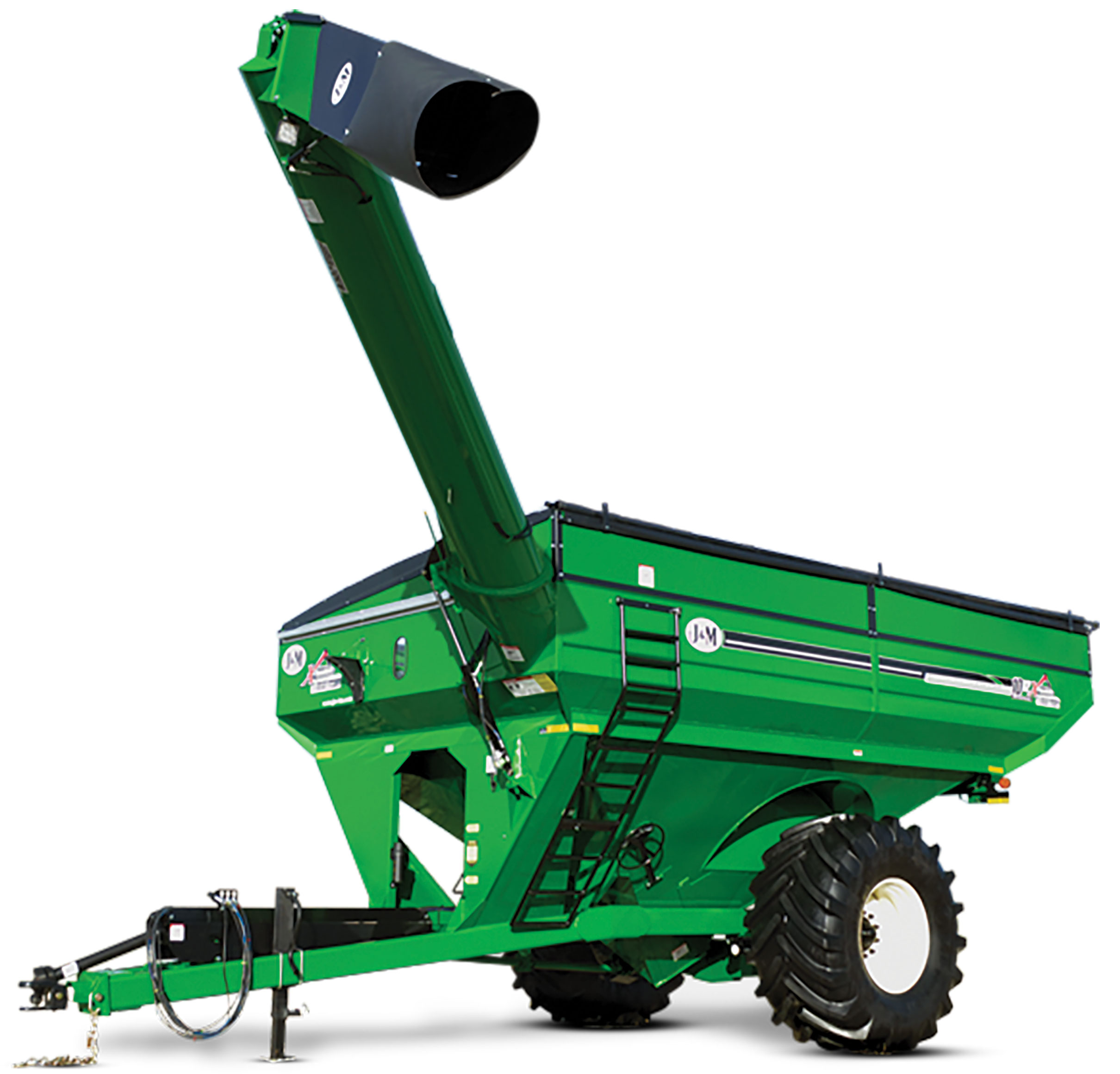 J & M XtendedReach grain cart auger that improves delivery